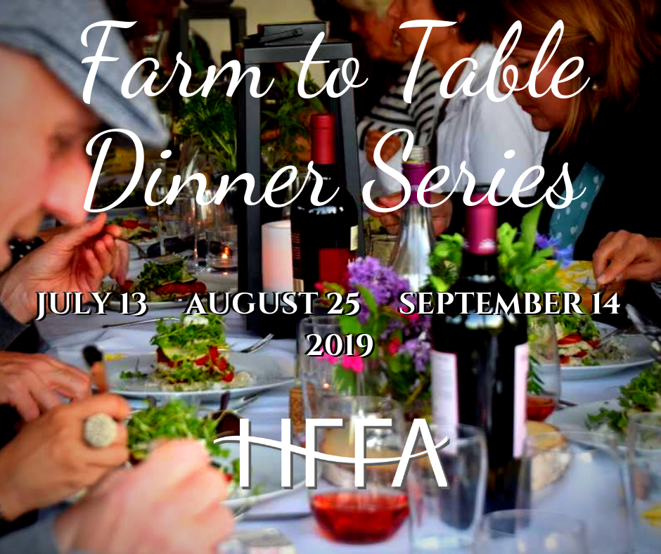 Farm to Table Dinner Series 2019 postcard